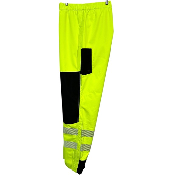 Carhartt Mens Hi-Vis Storm Defender Waterproof Pants XL Tall (42X33)Yellow Black - Picture 5 of 15